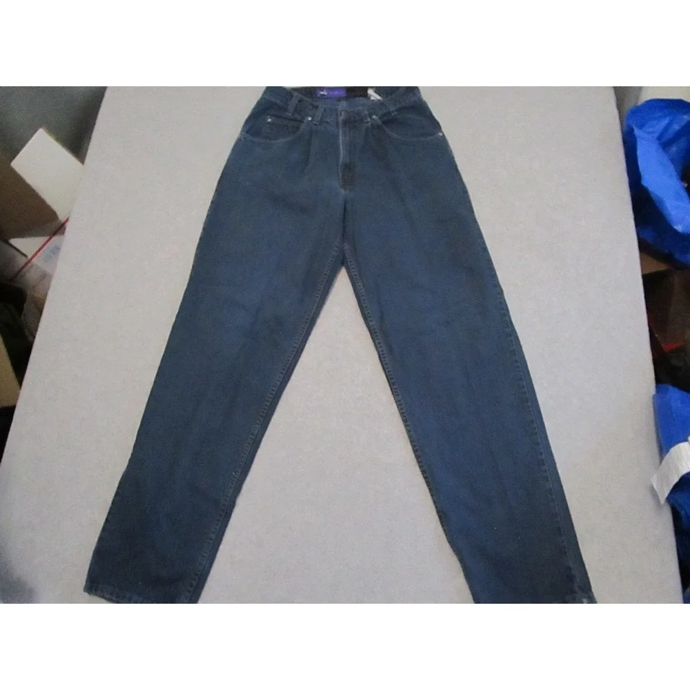 Levi's SilverTab Pants Mens 28x33 Blue Baggy Fit Vintage 90s Y2K Dark Wash Denim